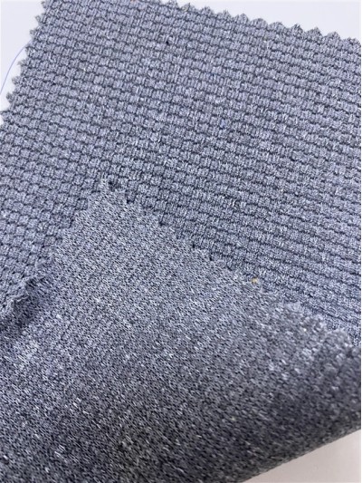 GZ-YXYF 3416#  仿棉華夫格  幅寬：170CM 克重：300GSM 成分：100% polyester  吸濕排汗 後面照